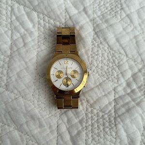 Gold Michael Kors watch